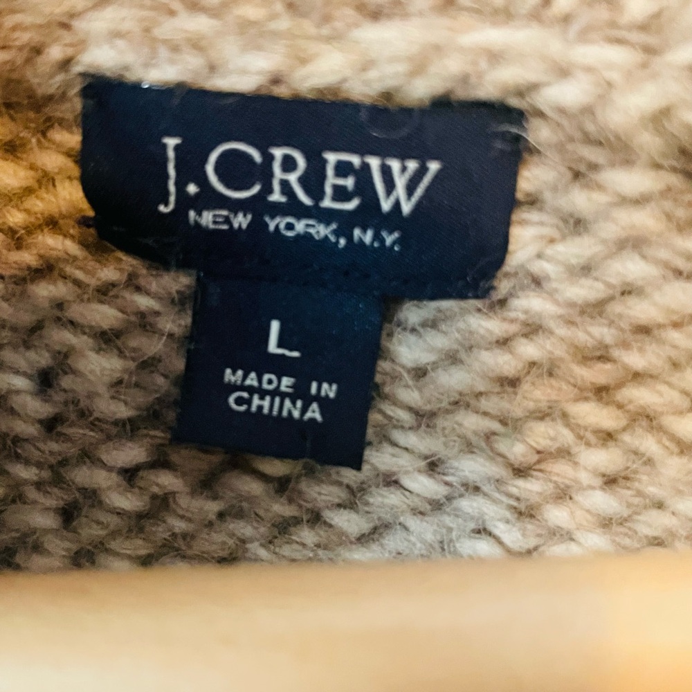 J. Crew Vintage Tan Cardigan - Picture 3 of 10